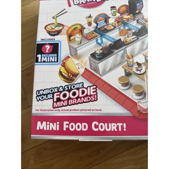 Foodie Mini Brands Series 2 Food Court Playset with 1 Exclusive by ZURU New - Picture 2 of 6